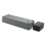 Sensor de Puerta Peatonal Inalámbrico / Tecnología Trio-Frequency Anti Interferencias / Alcance Magnético 25 mm / Batería 3.6V 2600mAh / Vida Útil 2 Años / Compatible con Puertas Seccionales y Batientes / Sensor H
