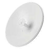 Antena Direccional airFiber X, ideal para enlaces Punto a Punto (PtP), frecuencia 5 GHz (4.9 - 5.8 GHz) de 30 dBi slant 45