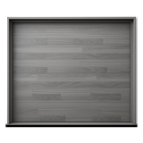 Puerta de Garage de Alta Calidad / Estilo Americano / Acabado Laminado PREMIUM / Color Gris / 14x7 Pies.