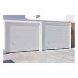 Sección para puerta de Garage / Lisa / Color blanco / Para GARAGE147 / Estilo Americana.